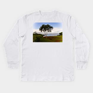 Seascapes in Honolulu Kids Long Sleeve T-Shirt